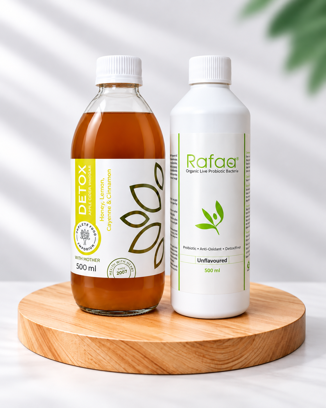 The Live Liquid Probiotic & Detox Duo 500ml
