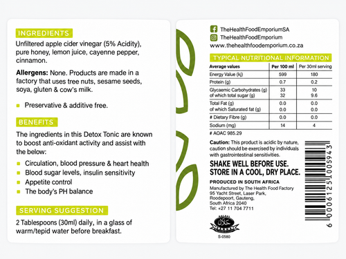 Detox and Immunity Tonic Duo 500ml