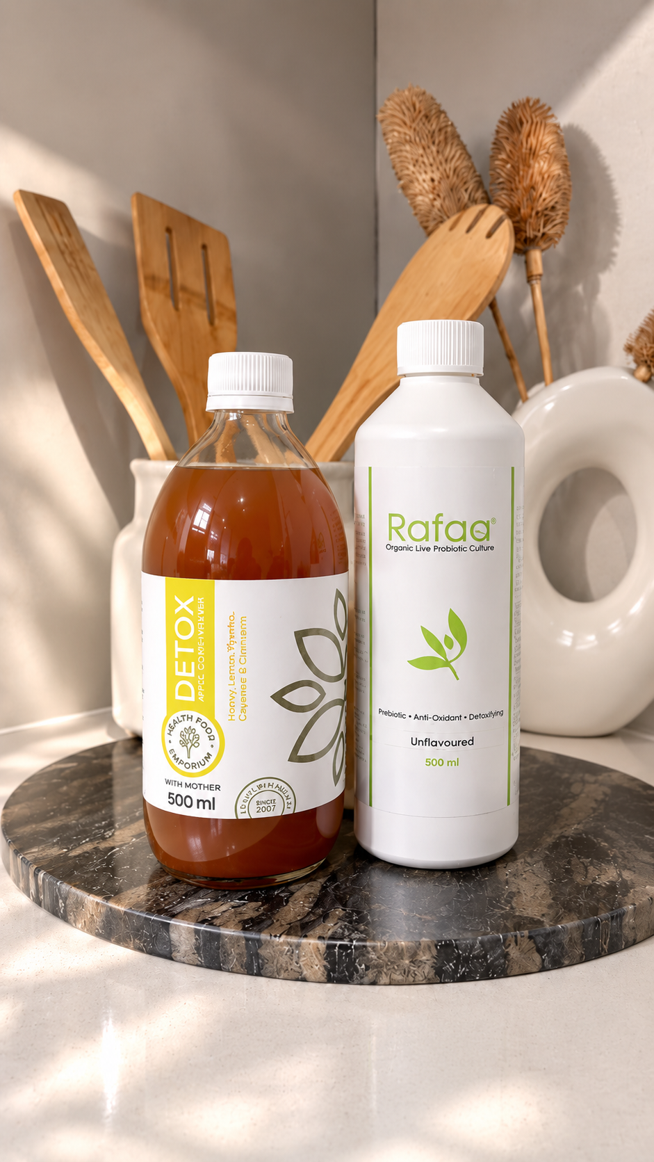 The Live Liquid Probiotic & Detox Duo 500ml